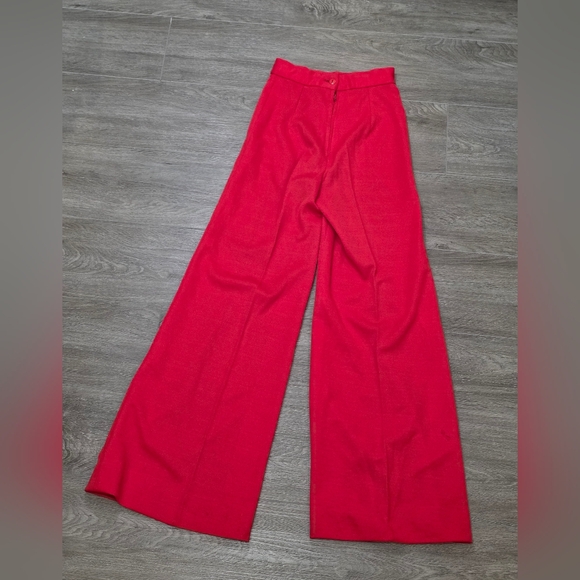Vintage 70's Bell Bottom Pants Girls Size 14 Handmade - Picture 2 of 5